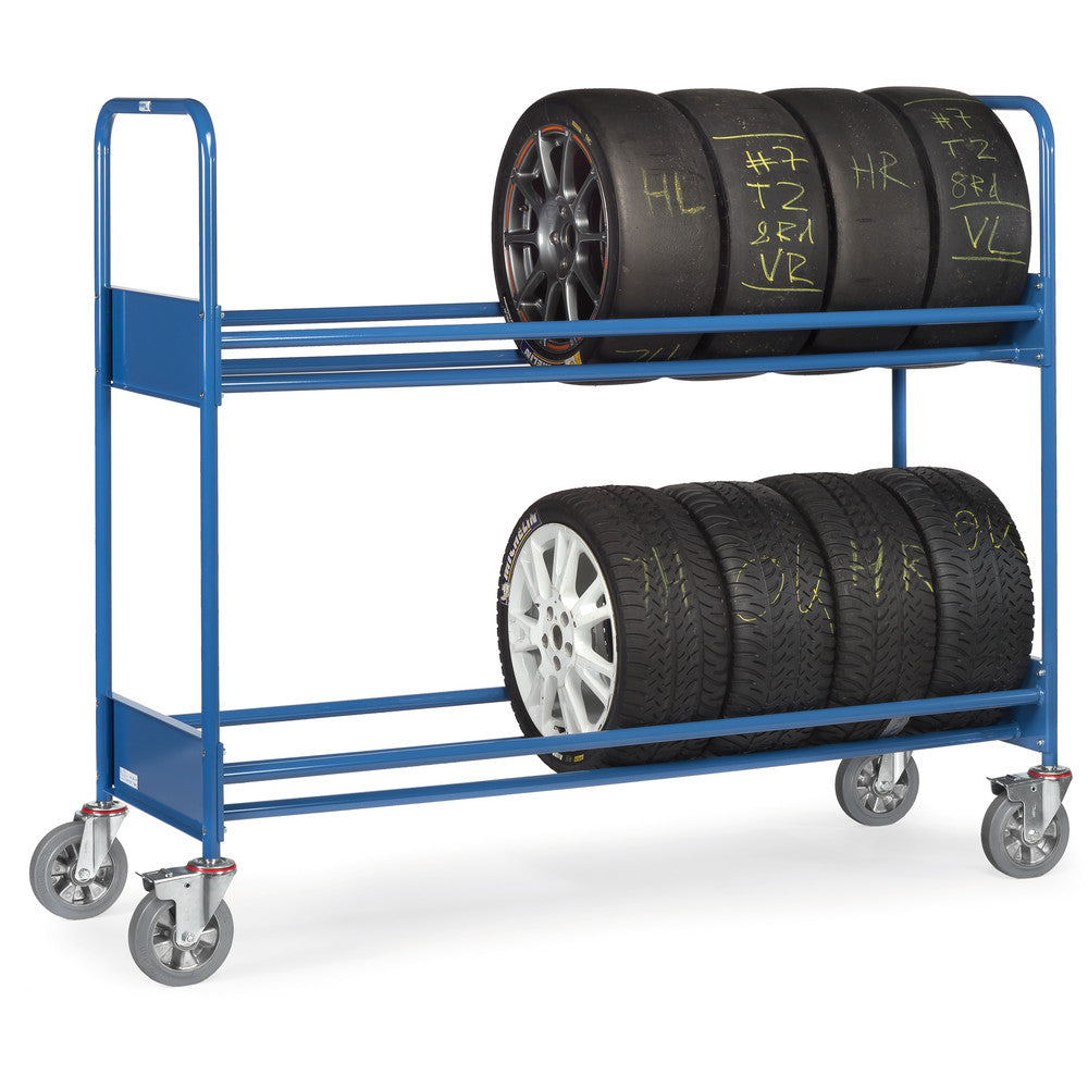Fetra 4588 Reifenwagen, 500 kg, mit zwei Ladeflächen, verstärkte Ausführung