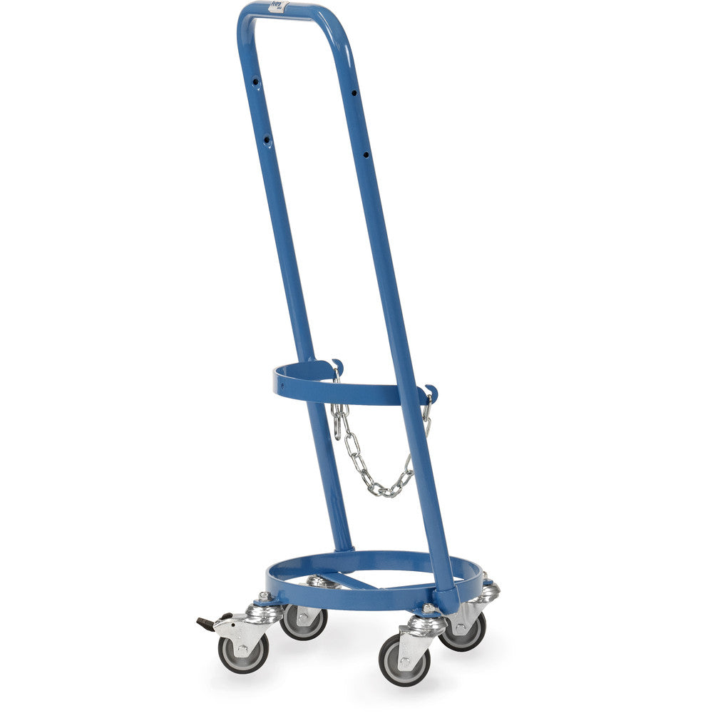 Fetra 51160 Stahlflaschenroller, 80 kg, für eine Propangasflasche 11 kg Inhalt