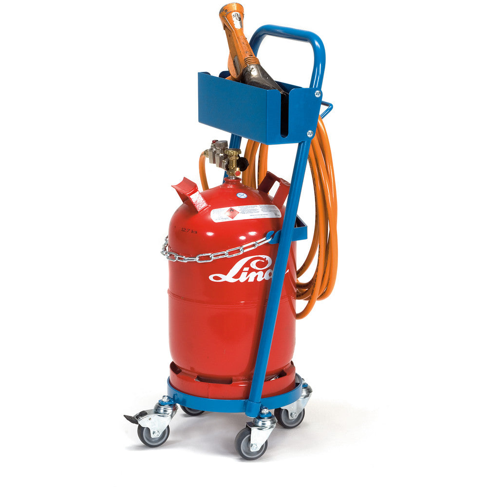 Fetra 51161 Stahlflaschen-Roller, 80 kg, für eine Propangasflasche 11 kg Inhalt mit Haken