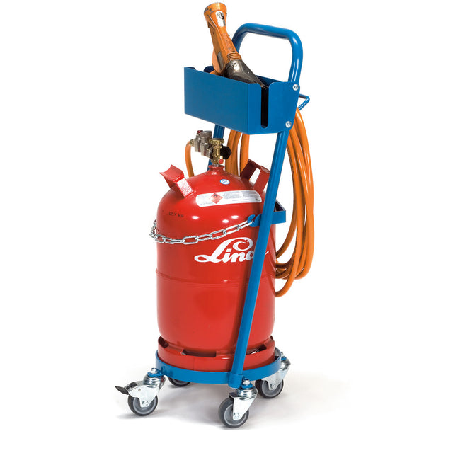 Fetra 51161 Stahlflaschen-Roller, 80 kg, für eine Propangasflasche 11 kg Inhalt mit Haken