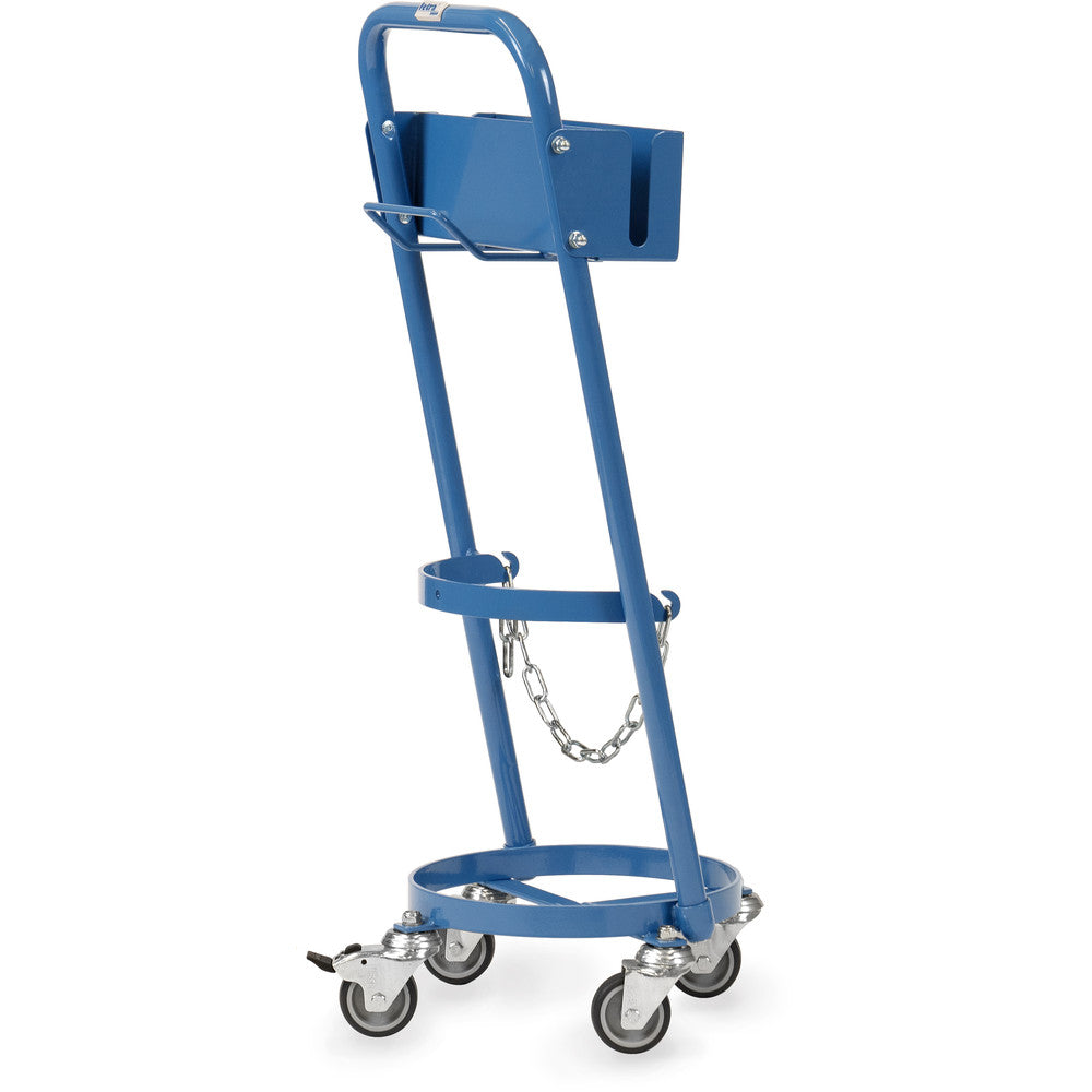 Fetra 51161 Stahlflaschen-Roller, 80 kg, für eine Propangasflasche 11 kg Inhalt mit Haken
