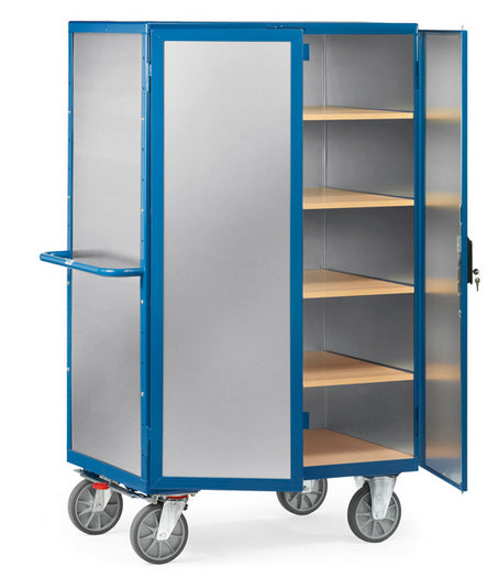 Fetra 5592/5593 Kastenwagen mit Alublech verkleidet, Treibriegelverschluss und Totalstop