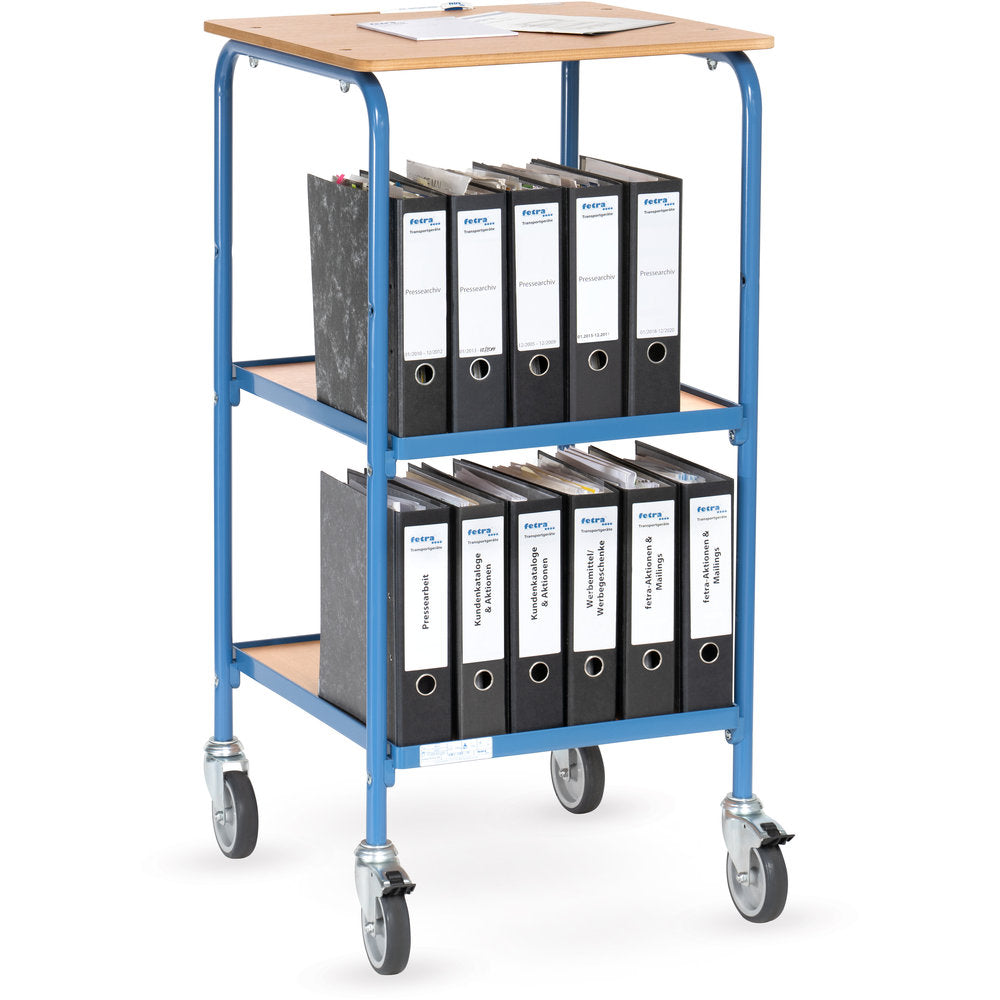 Fetra 5833 Rollpult mit Schreibfläche und zwei Ablageböden