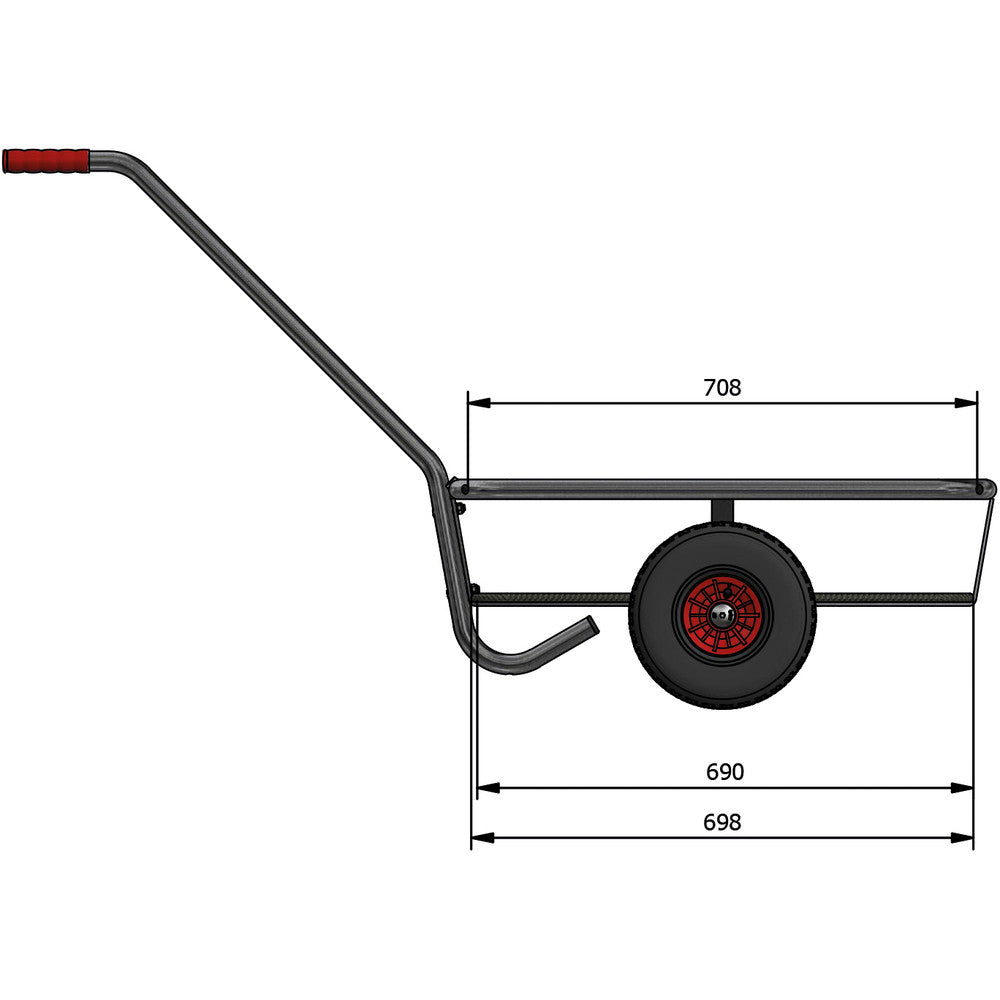 Fetra 6091 - Handwagen feuerverzinkt