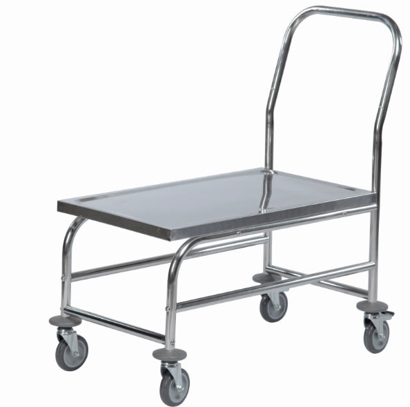 ROLLCART Schiebebügelwagen mit hoher Ladefläche, 62-3150