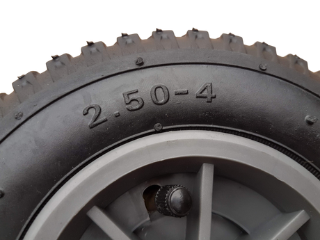 Frosal Ersatzrad Bollerwagen Nick und Bel Sol grau Luftbereifung Rad