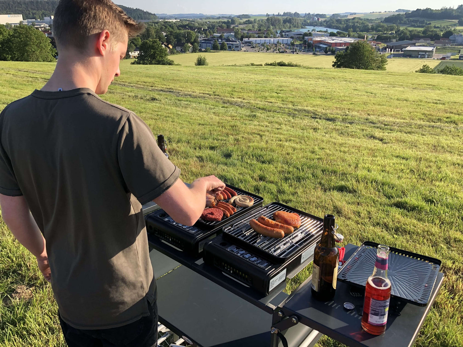 Grillfunktion für Metamo Multifunktions-Bollerwagen