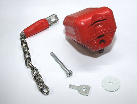 Diebstahlsicherung: Eckla Pfandsystem mit Schlüssel