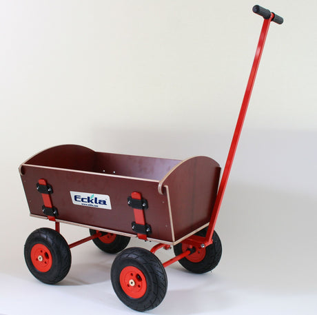 Bollerwagen Eckla Long Trailer pannensichere Bereifung mit festem Phenolharzaufbau wetterfest