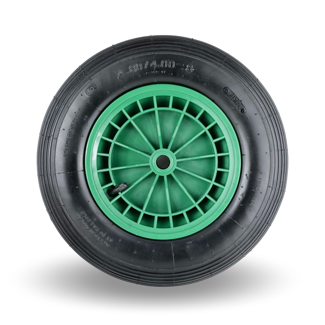 FROSAL Schubkarrenrad 400 (380) mm | Luftrad Schubkarre | Ersatzrad 4.80 / 4.00-8 ohne Achse