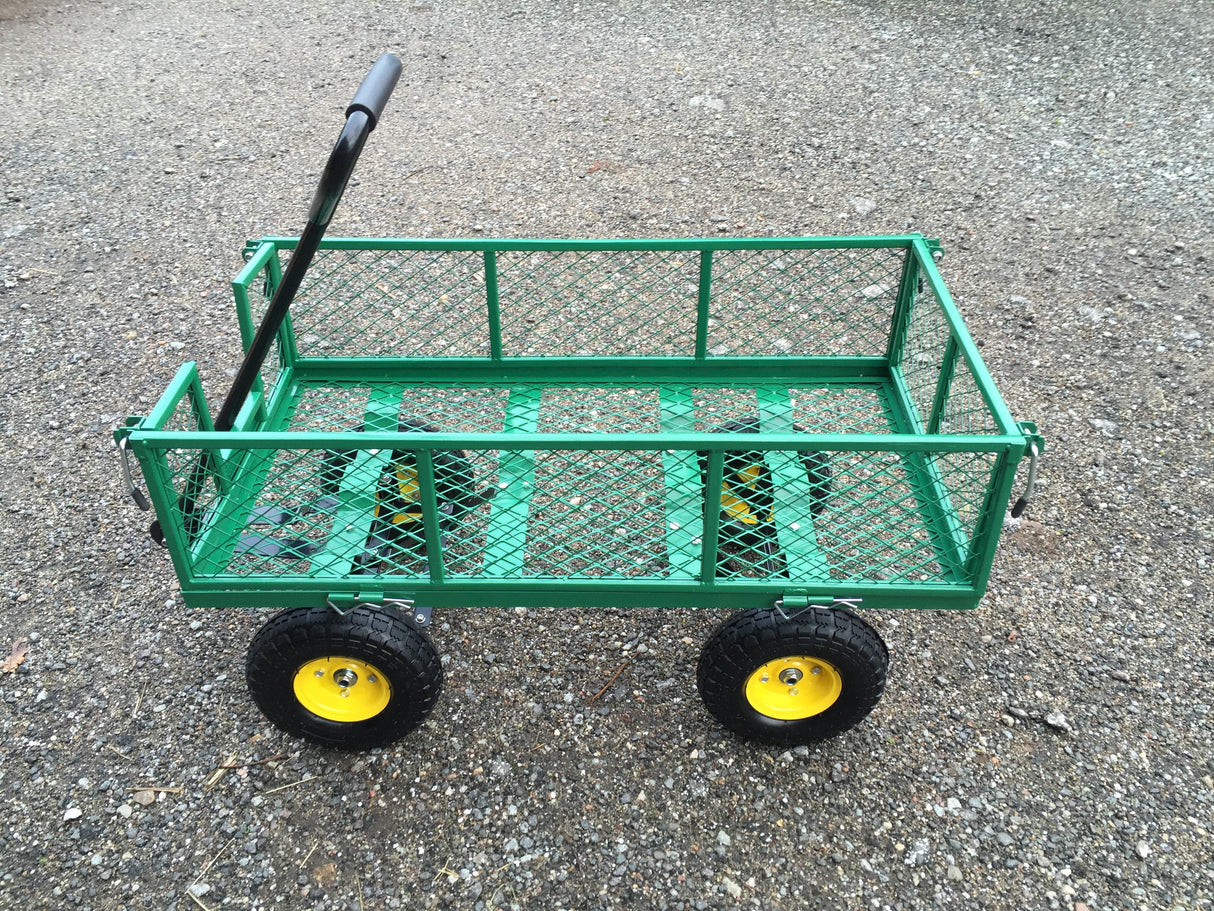 FROSAL Bollerwagen Phil – Gartenwagen pannensicher mit PU Rädern