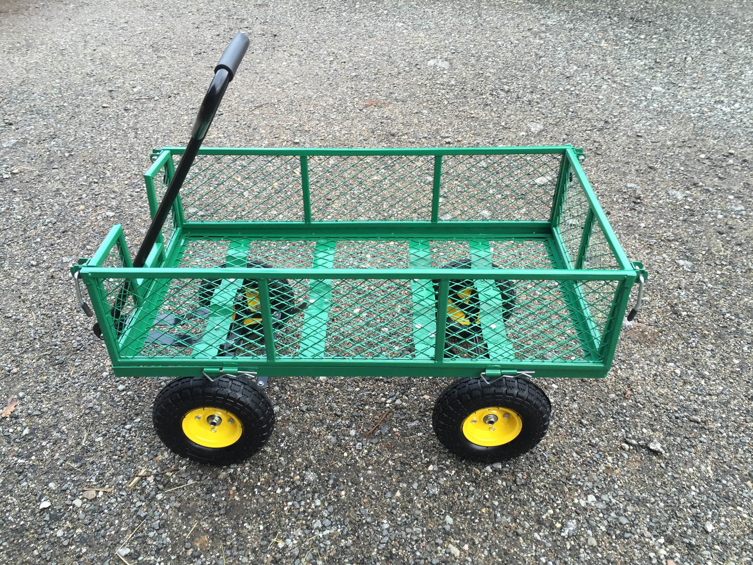 FROSAL Bollerwagen Phil – Gartenwagen pannensicher mit PU Rädern