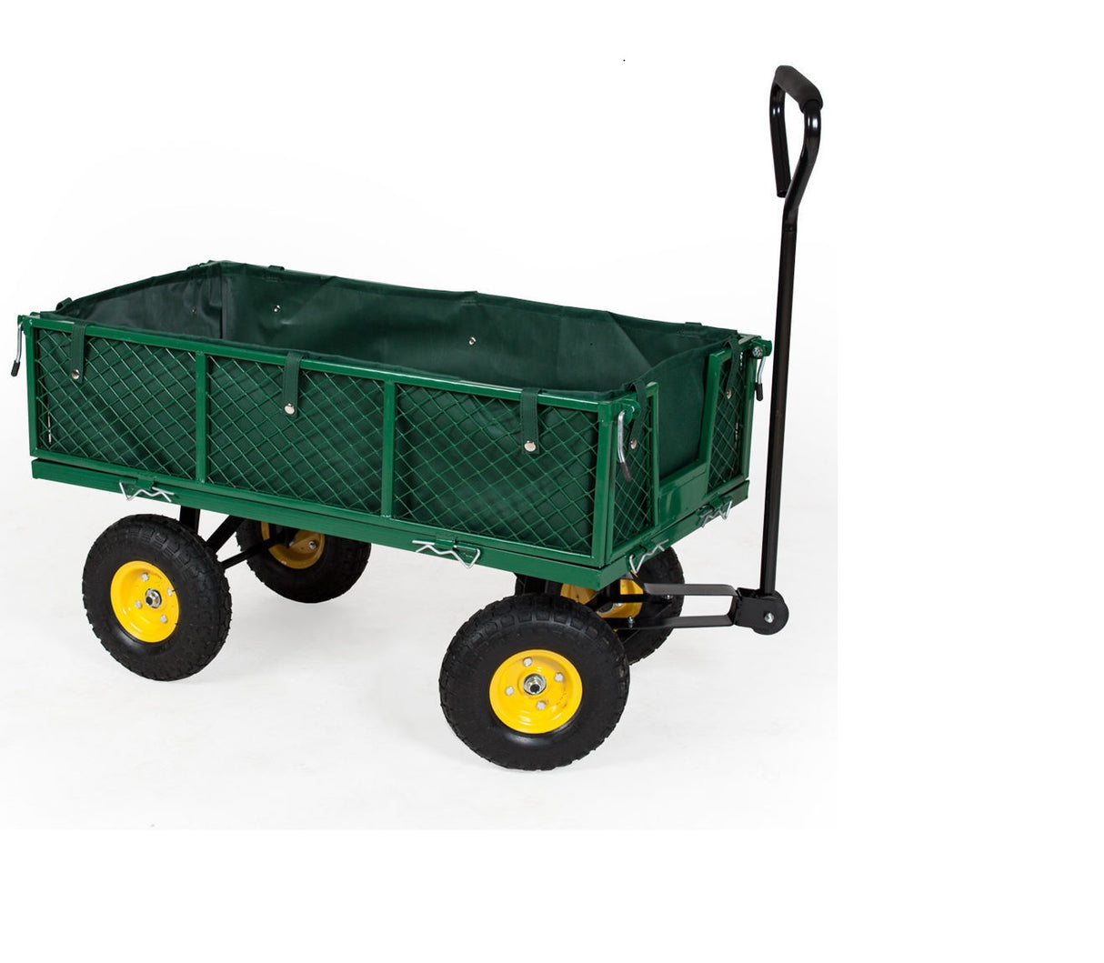 FROSAL Bollerwagen Phil – Gartenwagen pannensicher mit PU Rädern