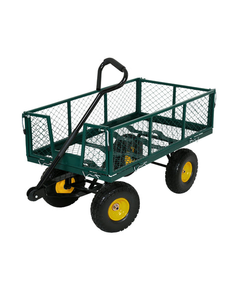 FROSAL Bollerwagen Phil – Gartenwagen pannensicher mit PU Rädern