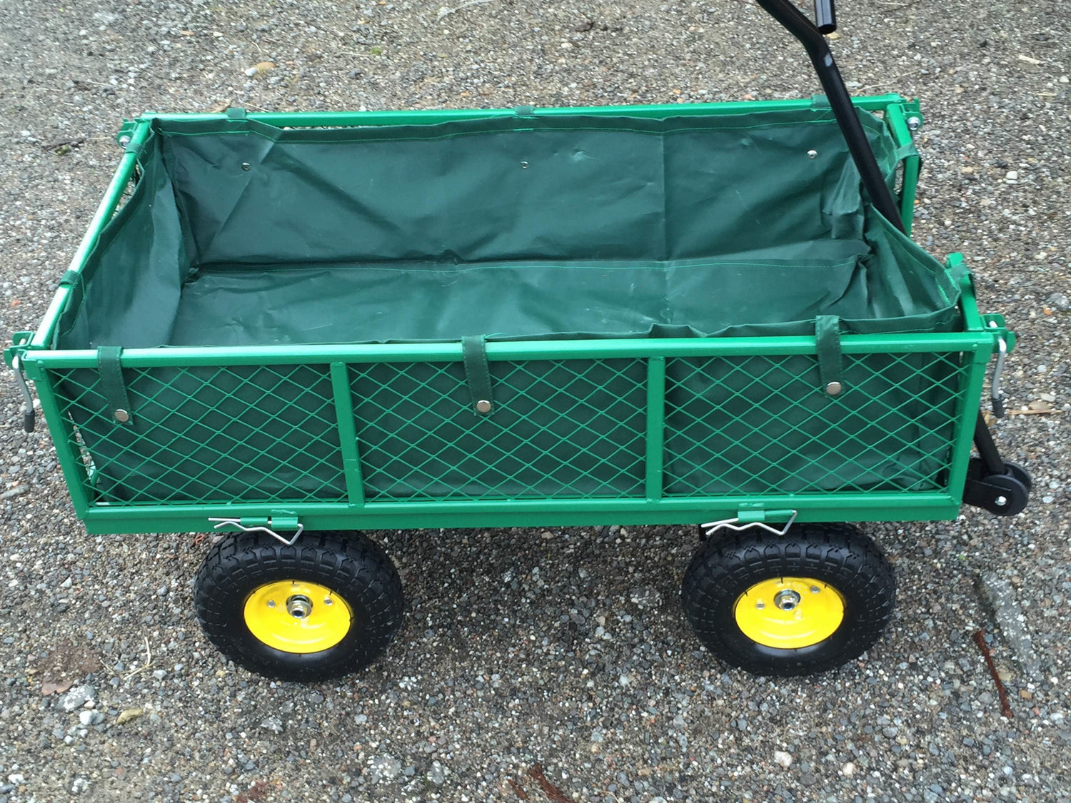 FROSAL Bollerwagen Phil – Gartenwagen pannensicher mit PU Rädern