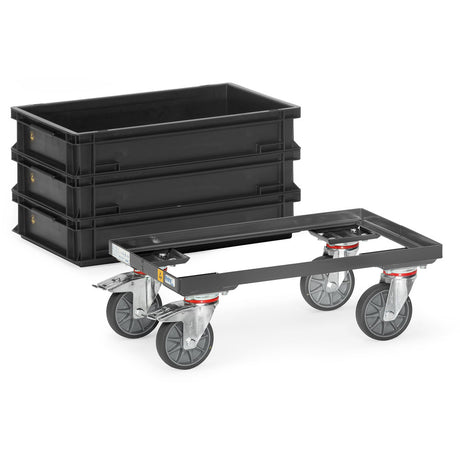 Fetra 93580 ESD-Eurokasten-Roller, offener Rahmen, 250 kg