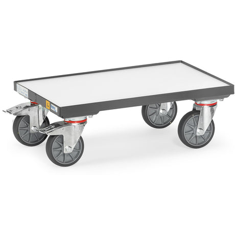 Fetra 93581 ESD-Eurokasten-Roller mit Bodenplatte und 7 mm Rand, 250 kg