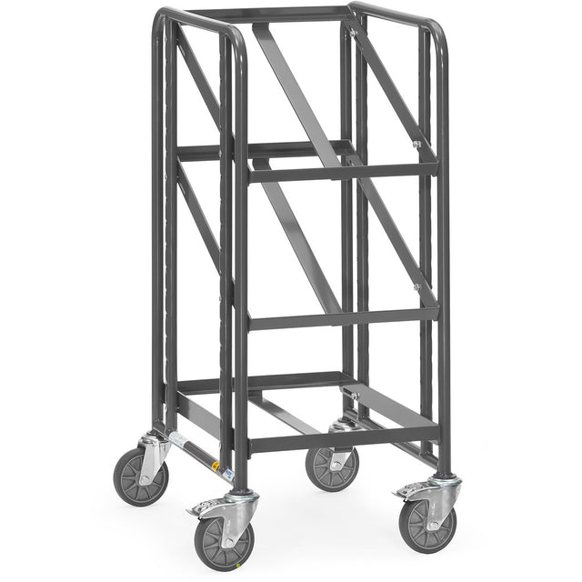 Fetra 9380 ESD-Eurokastenwagen mit drei offenen Etagenrahmen, 250 kg