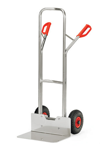 Fetra A1326V/A1326L/A1326P Alukarren 200 kg, Höhe 1300 mm, breite Schaufel