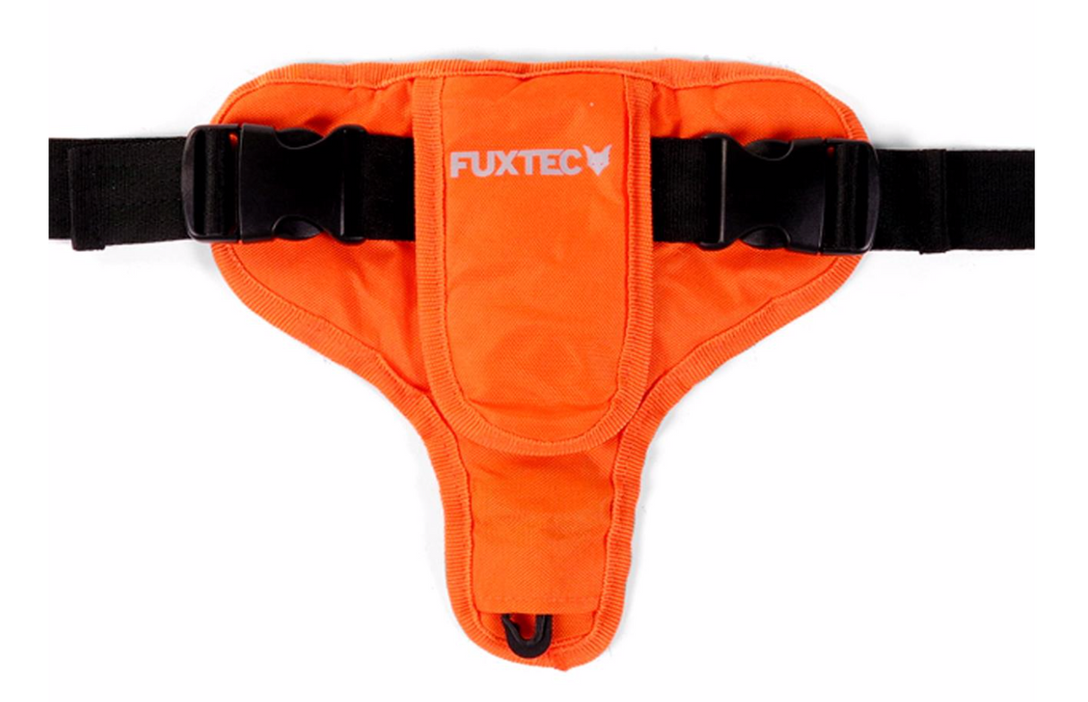 FUXTEC - Anschnallgurt - Sicherheitsgurt Bollerwagen Orange