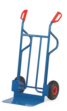 Fetra B1216V/B1216L/B1216P Stahlrohrkarren 300 kg, Höhe 1200 mm, breite Schaufel