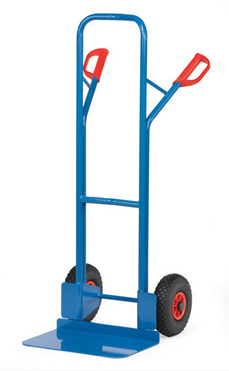 Fetra B1326V/B1326L/B1326P Stahlrohrkarren 300 kg, Höhe 1300 mm, breite Schaufel