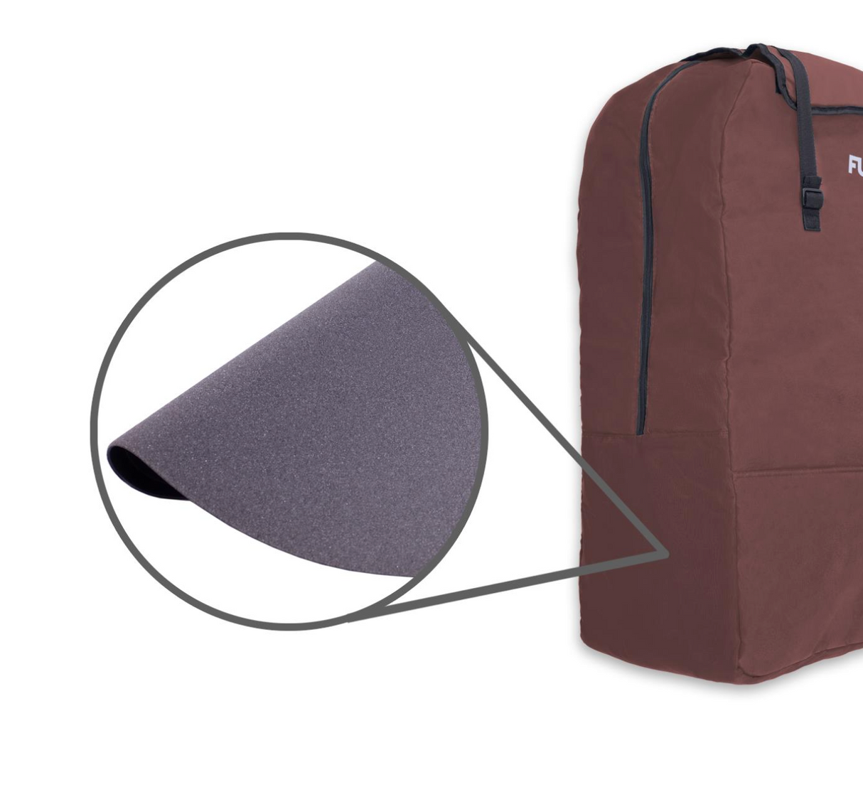 FUXTEC gepolsterte Transporttasche für FX-CT700 / FX-CT800, braun
