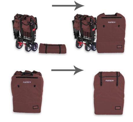 FUXTEC gepolsterte Transporttasche für FX-CT700 / FX-CT800, braun