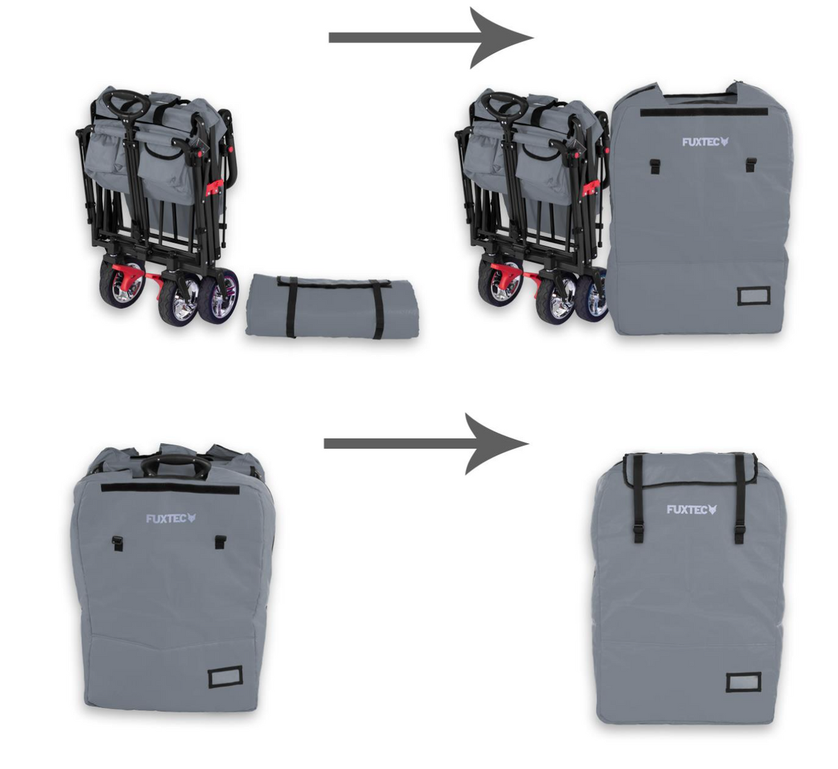 FUXTEC gepolsterte Transporttasche für FX-CT700 / FX-CT800, grau