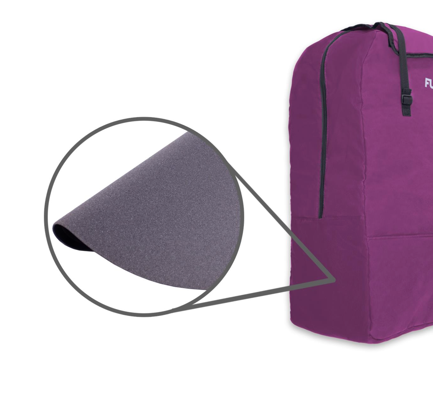 FUXTEC gepolsterte Transporttasche für FX-CT700 / FX-CT800, purpur