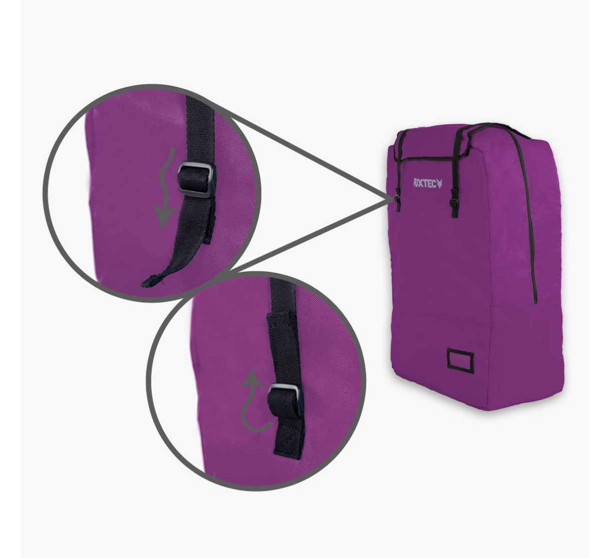 FUXTEC gepolsterte Transporttasche für FX-CT700 / FX-CT800, purpur