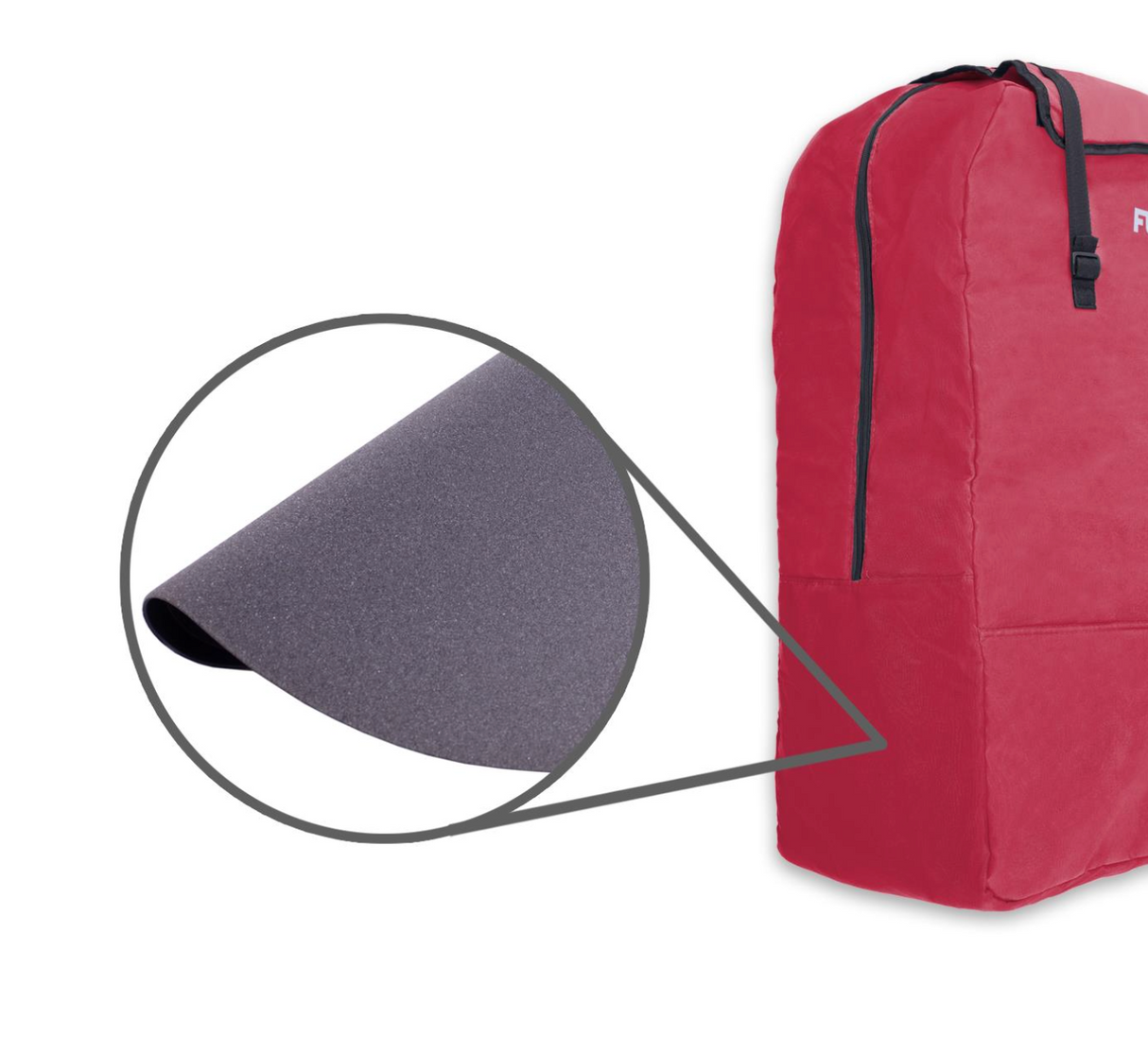 FUXTEC gepolsterte Transporttasche für FX-CT700 / FX-CT800, rot