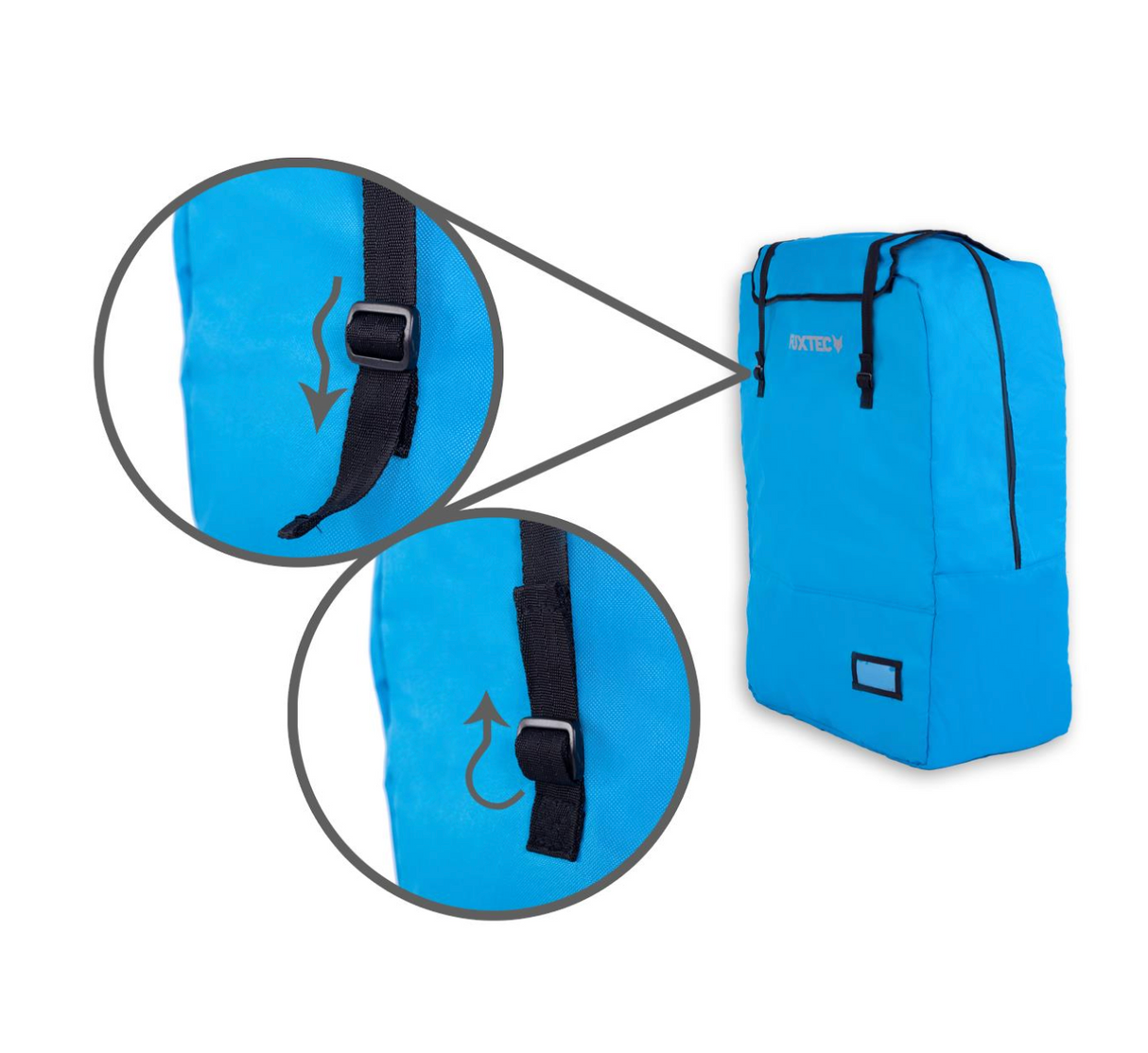 FUXTEC gepolsterte Transporttasche für FX-CT700 / FX-CT800, türkis