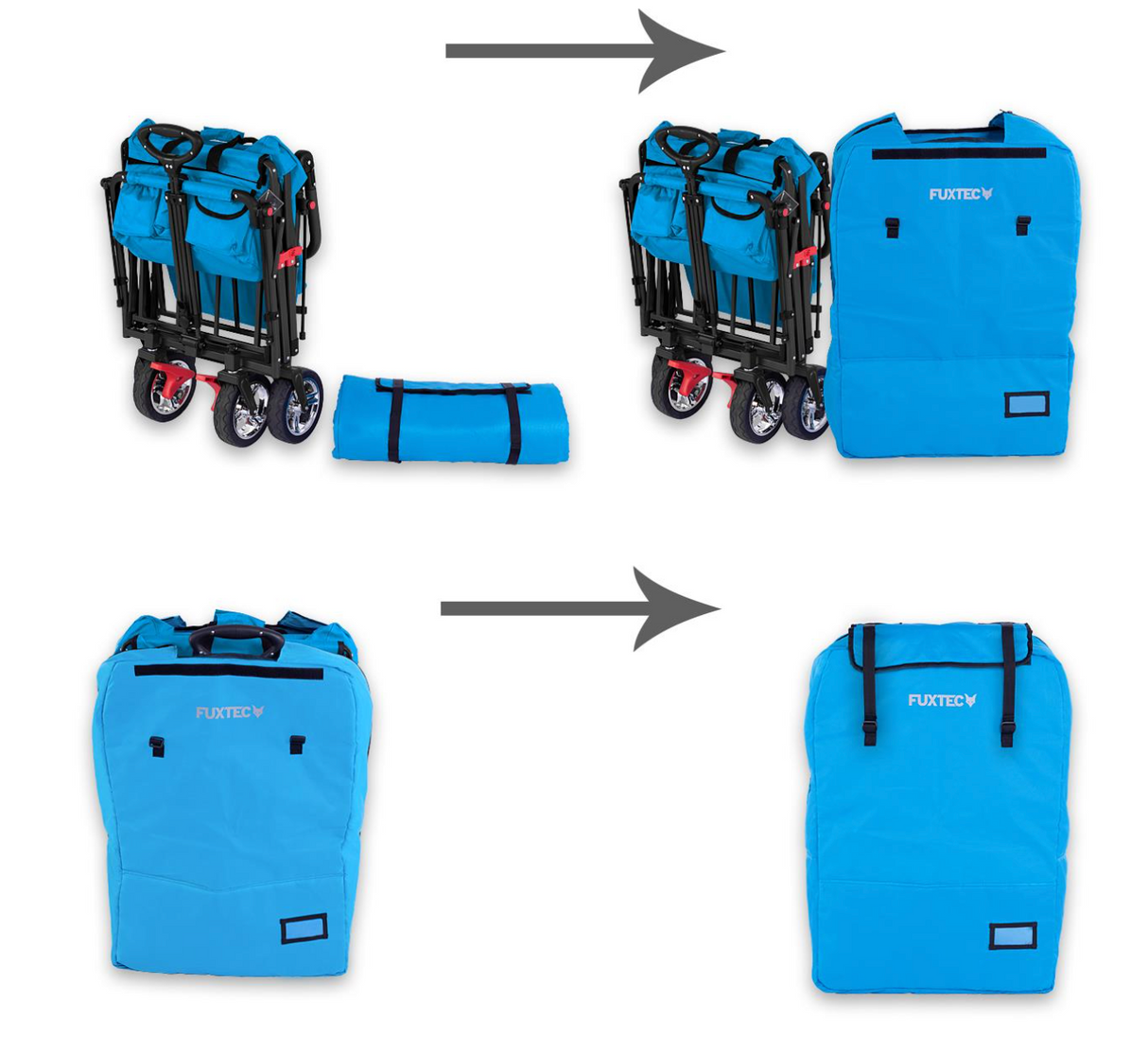 FUXTEC gepolsterte Transporttasche für FX-CT700 / FX-CT800, türkis