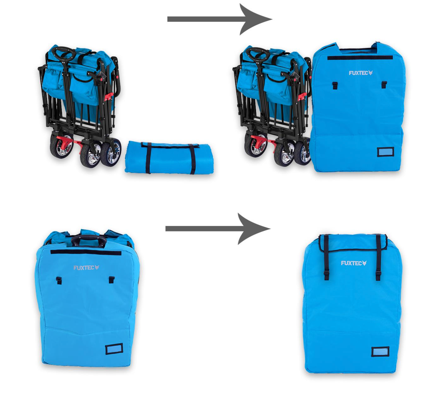 FUXTEC gepolsterte Transporttasche für FX-CT700 / FX-CT800, türkis