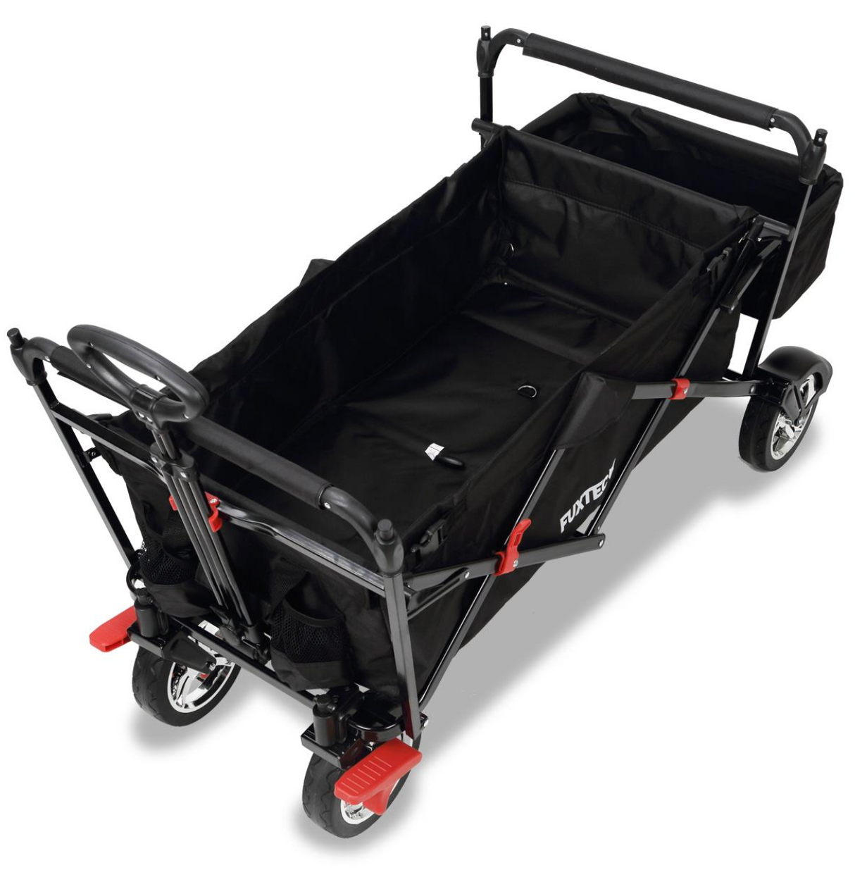 FUXTEC Bollerwagen FX-CT500 mit Sonnendach faltbar, in schwarz