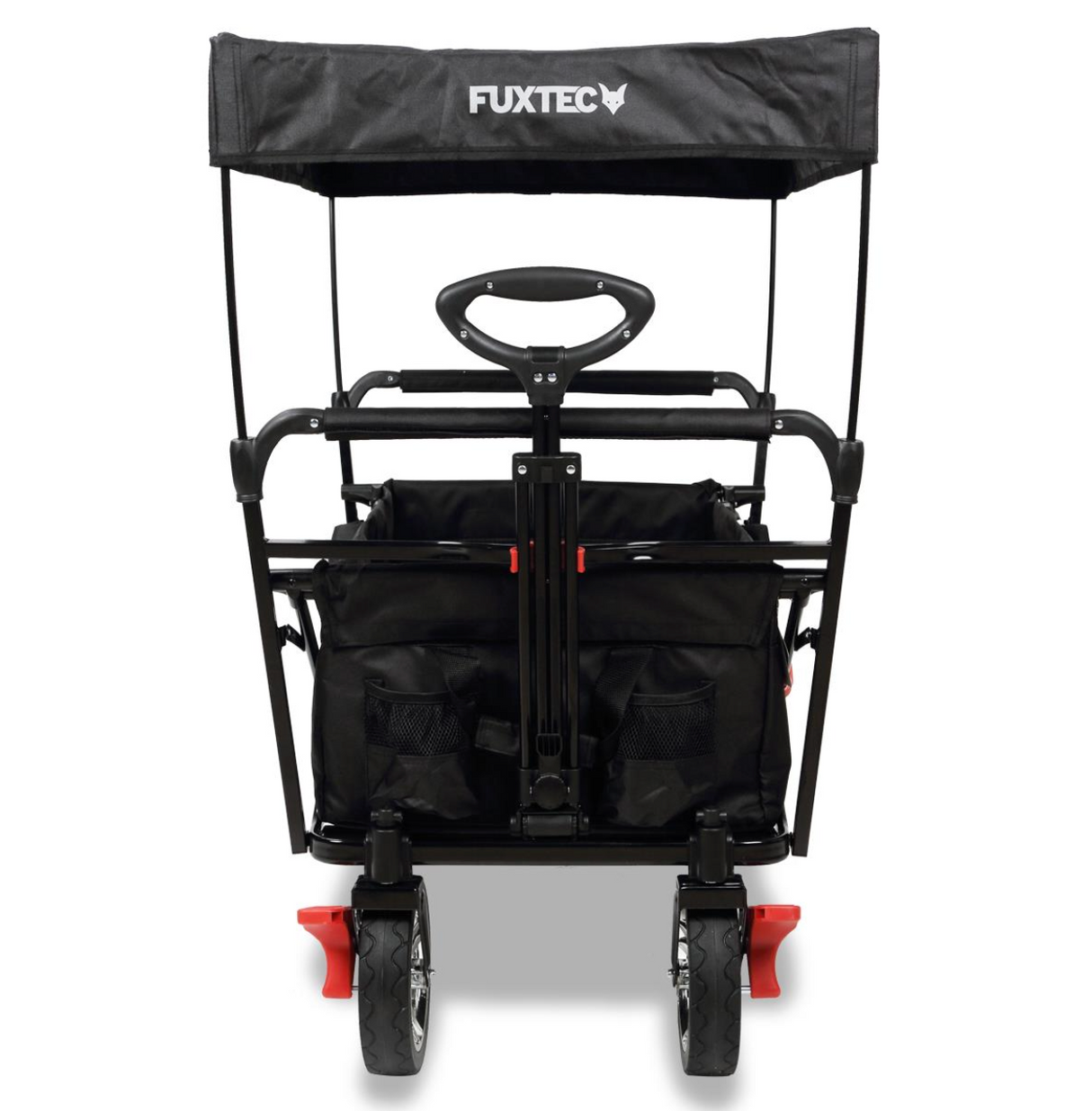 FUXTEC Bollerwagen FX-CT500 mit Sonnendach faltbar, in schwarz