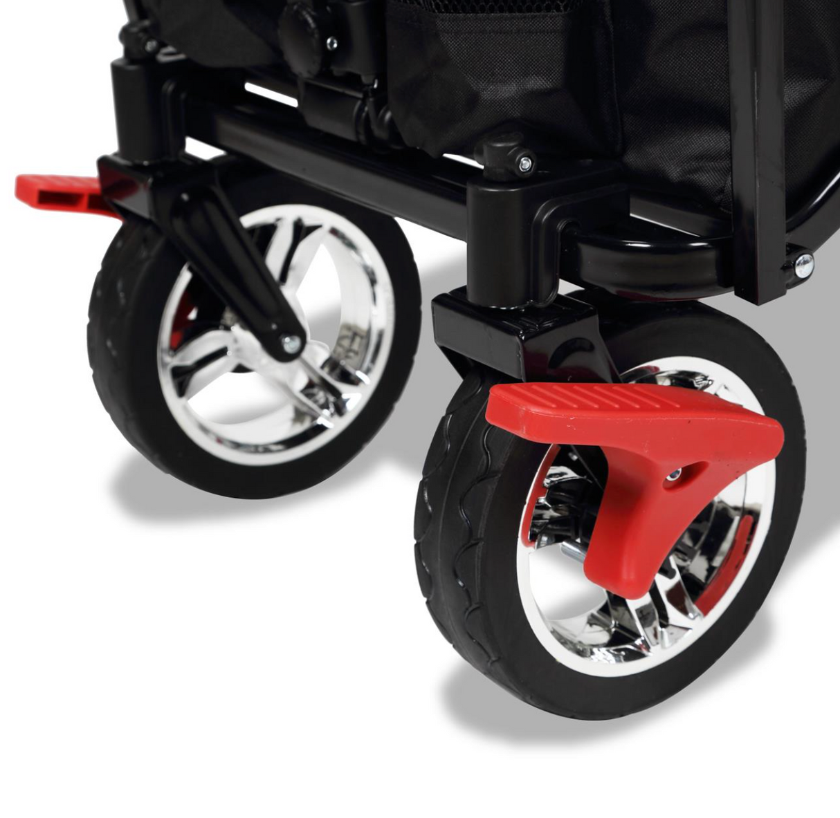 FUXTEC Bollerwagen FX-CT500 mit Sonnendach faltbar, in schwarz