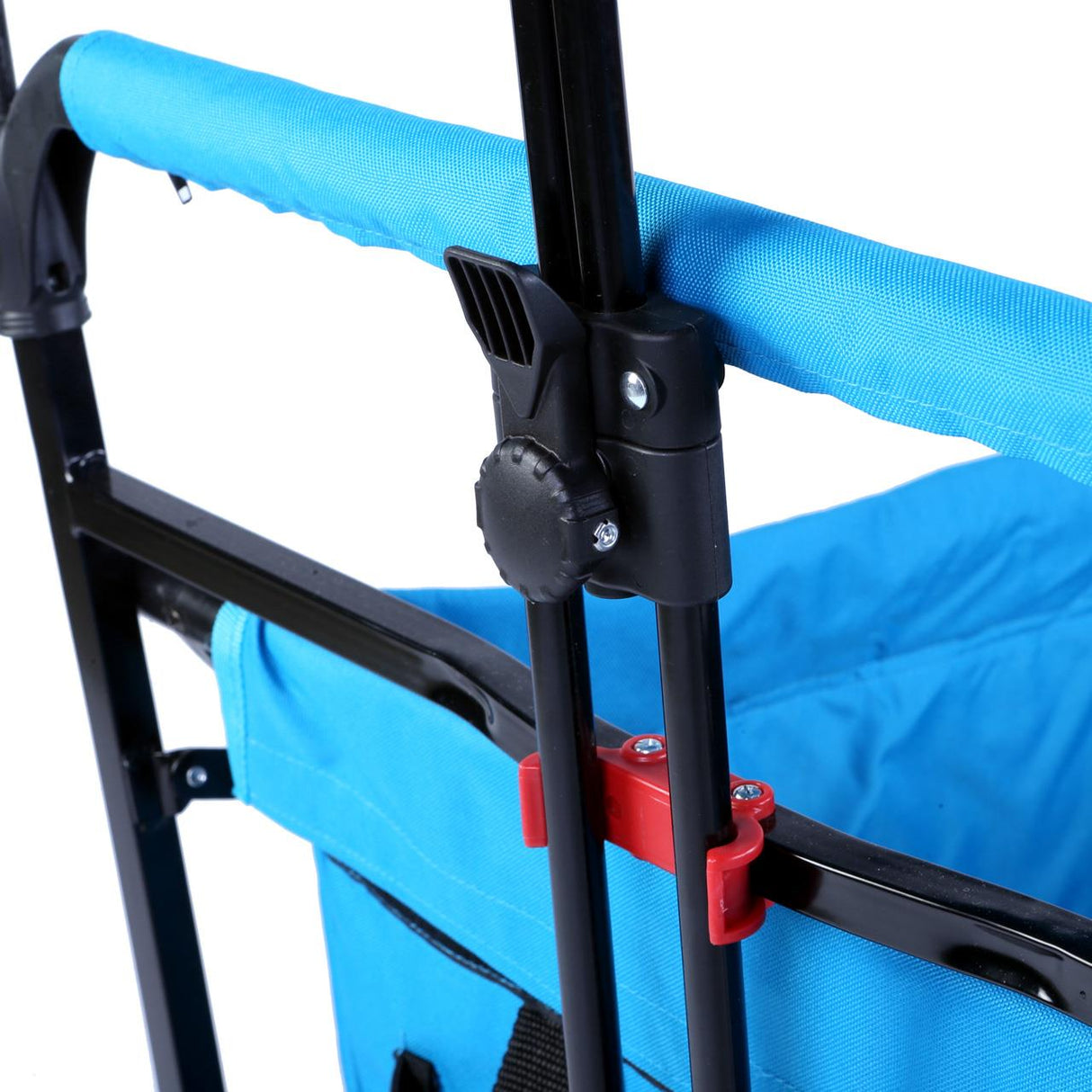 FUXTEC Bollerwagen CT-500ATB türkis mit Dach faltbar