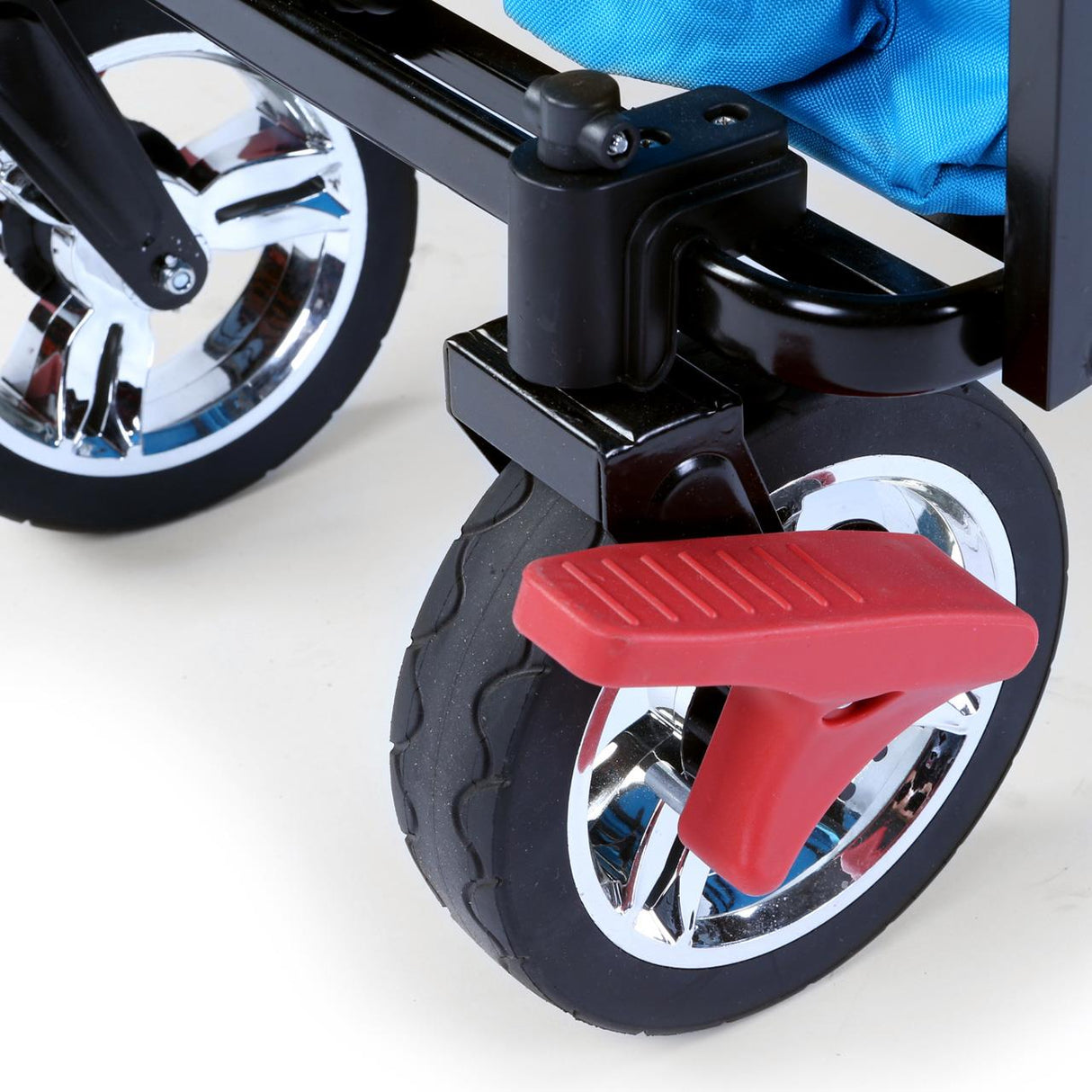 FUXTEC Bollerwagen CT-500ATB türkis mit Dach faltbar