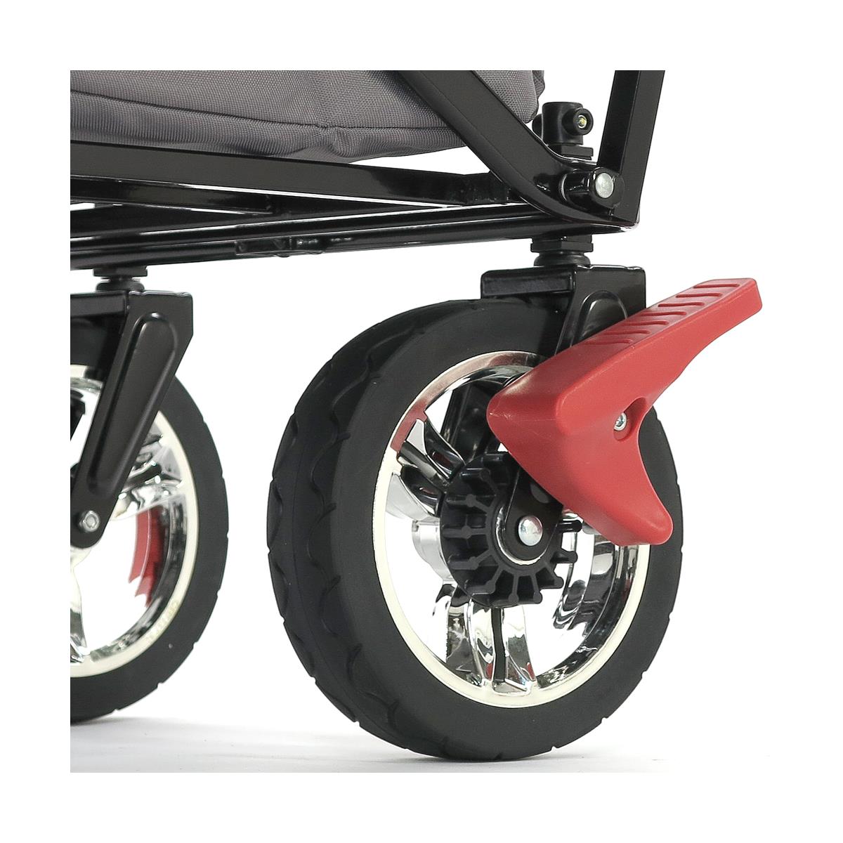 FUXTEC Bollerwagen CT-500AGB grau mit Sonnendach