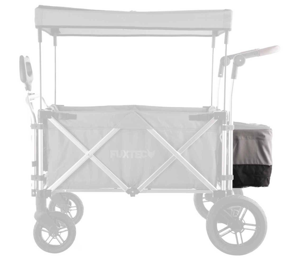 Stoffbezug Hecktasche CTL900 grau