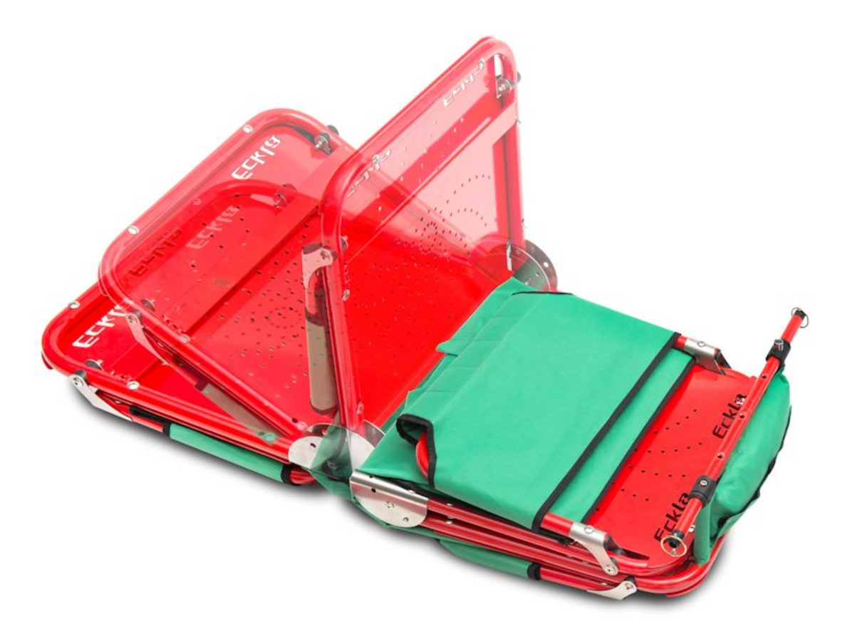 Eckla Express faltbarer Bollerwagen Luftbereifung grün