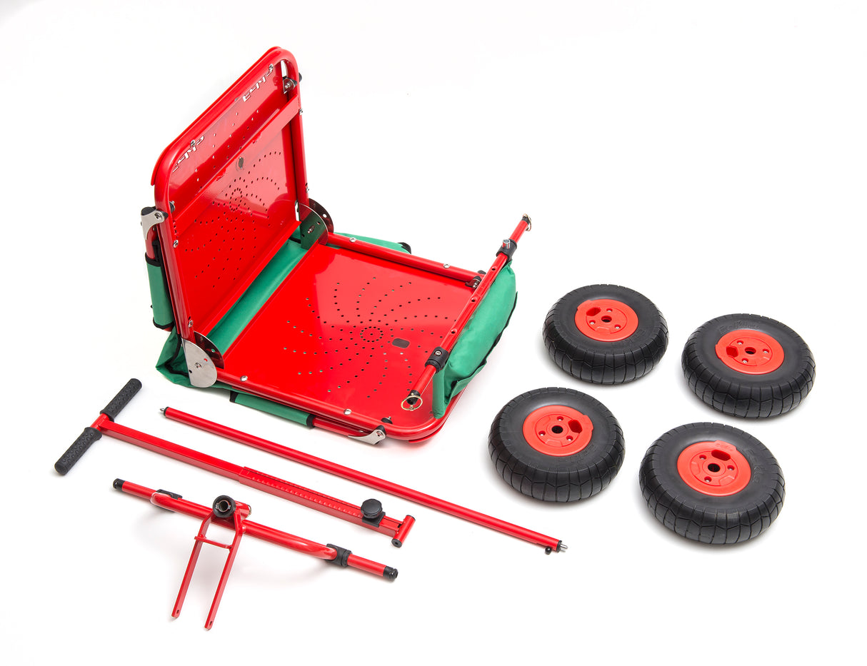 Eckla Express faltbarer Bollerwagen pannensicher grün