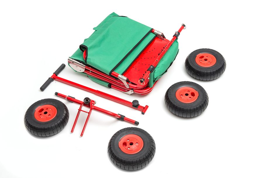 Eckla Express faltbarer Bollerwagen pannensicher grün