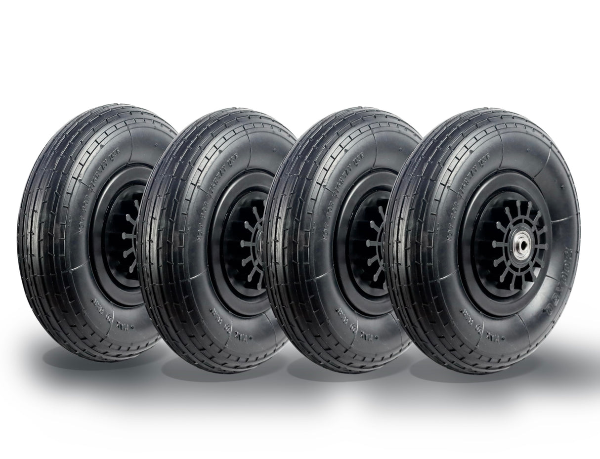 4 x FROSAL Luftreifen für Bollerwagen Leo und Loki Fuxtec Kesser uvm.