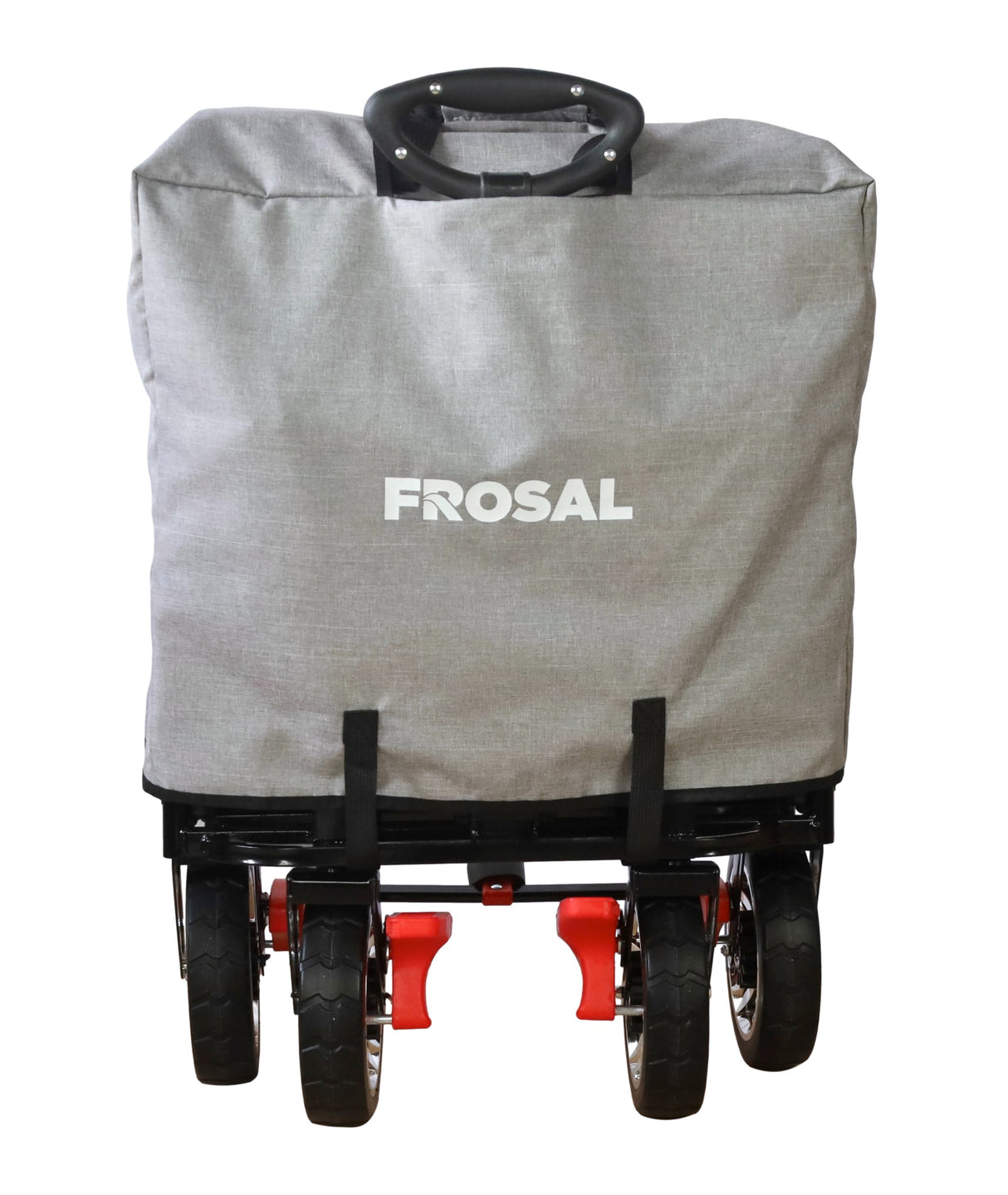 Bollerwagen FROSAL Leo silbergrau soft