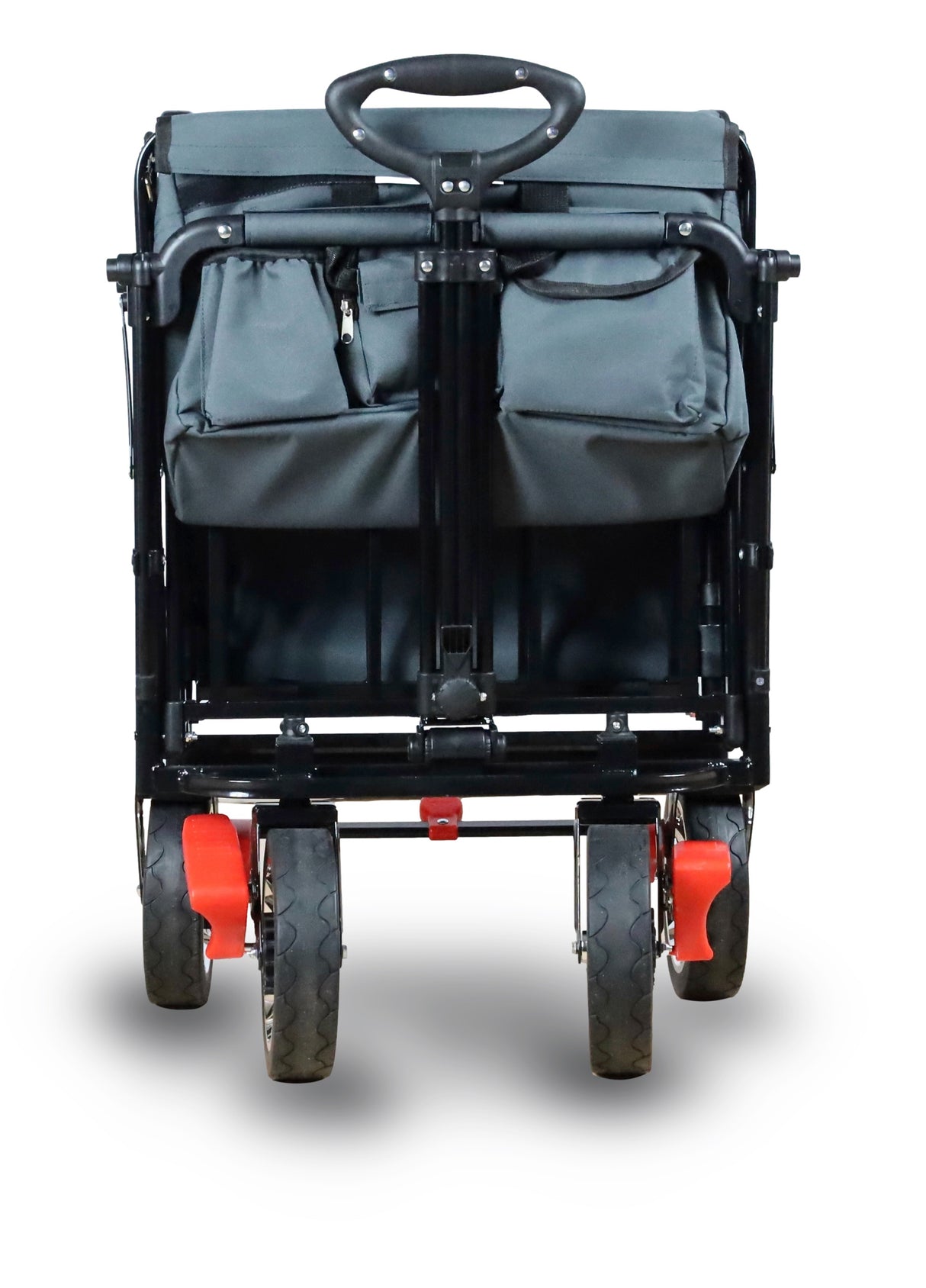 Bollerwagen Frosal Leo grau inkl. Regenverdeck