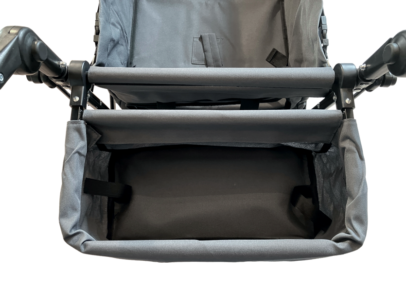 FROSAL Faltbarer Bollerwagen Leo mit Sonnendach und Stauraumerweiterung