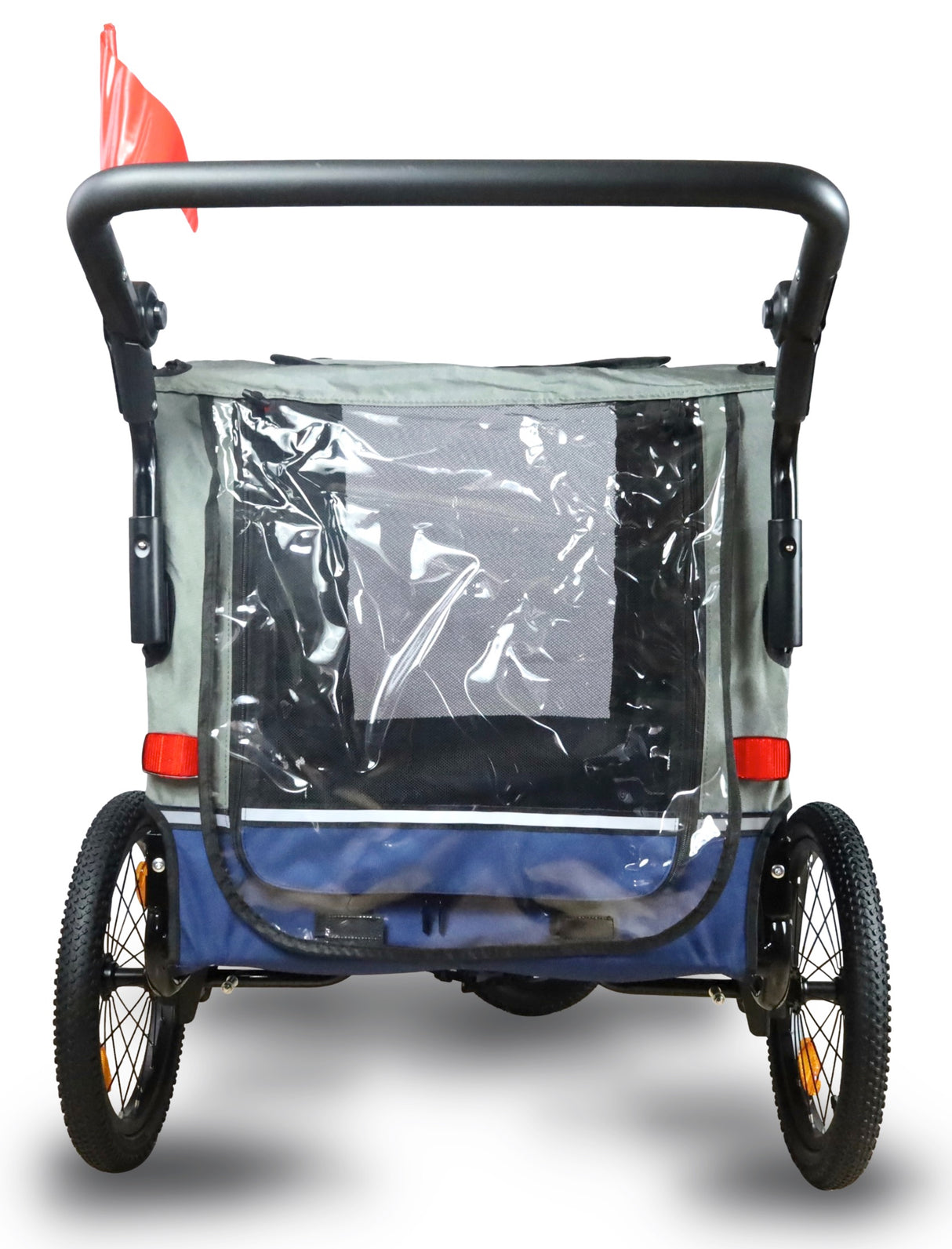 FROSAL Fahrradanhänger 2in1 Hundetrailer Hundebuggy Lasse